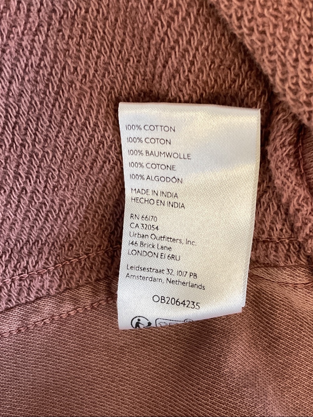 Free People Inside Out Hooded V-Neck Pullover High Low Sweatshirt Jacket XL - Picture 7 of 7